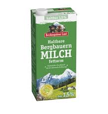 Berchtesgadener Land Haltbare Milch 1,5% 12 x 1 Liter